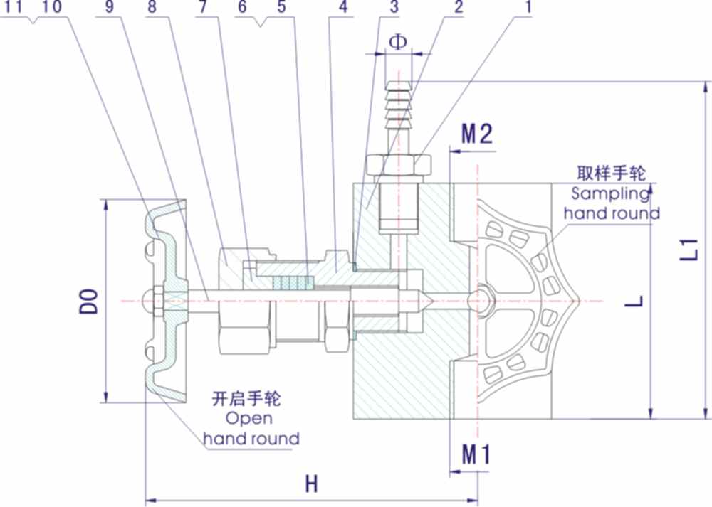 高密封取樣閥
